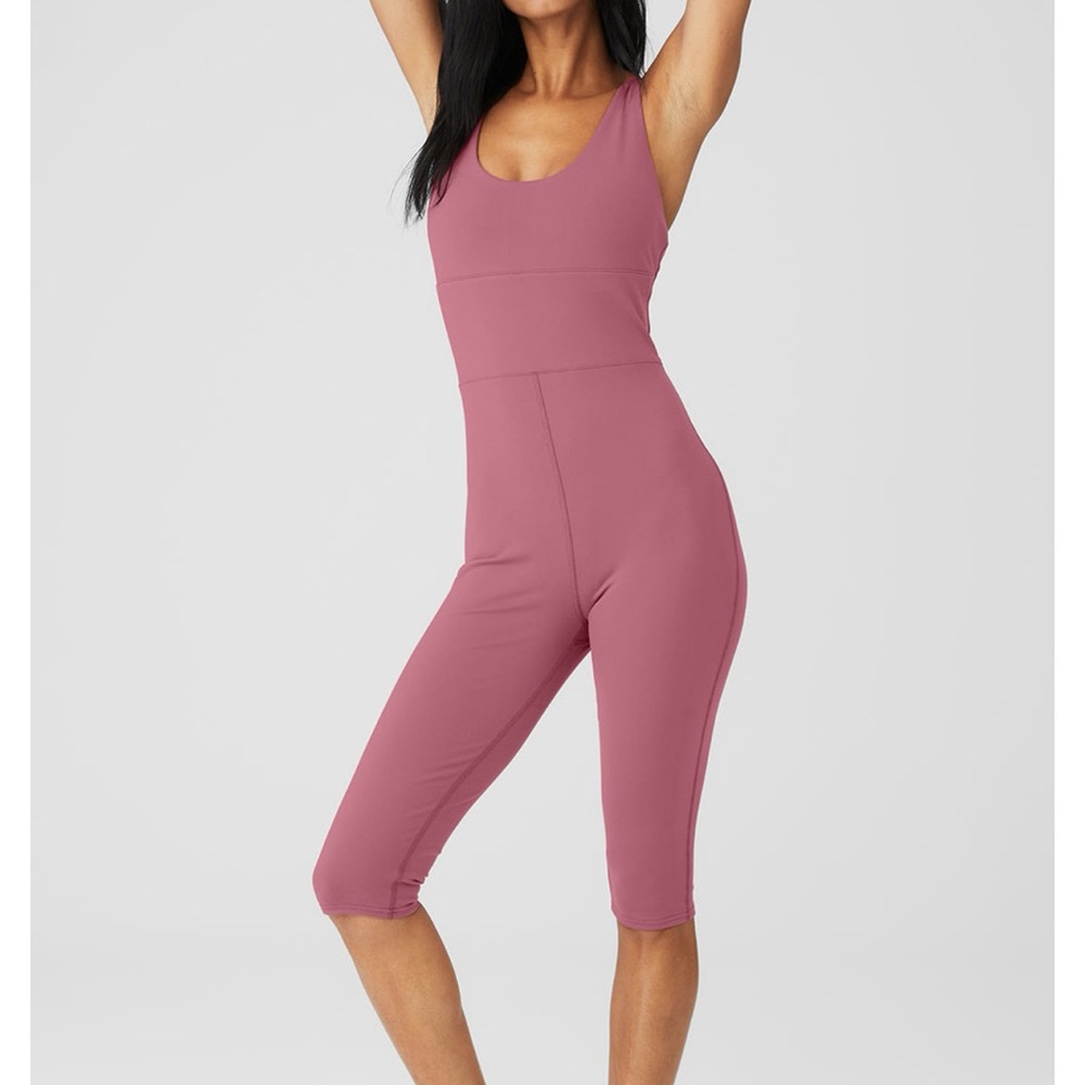 ALO Yoga Airbrush Physique Onesie Sleeveless Jumpsuit